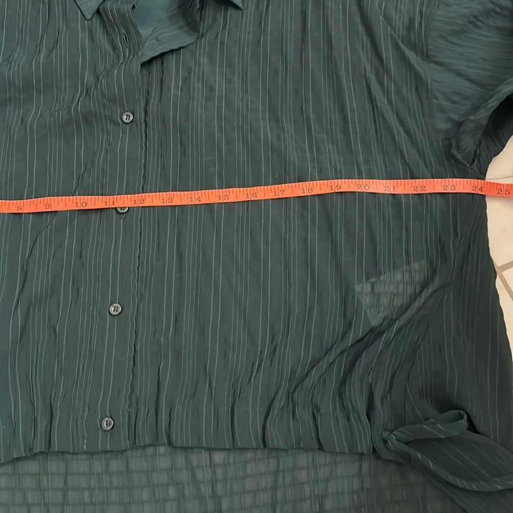 New Dark Green light Calvin Klein Blouse - Picture 6 of 7